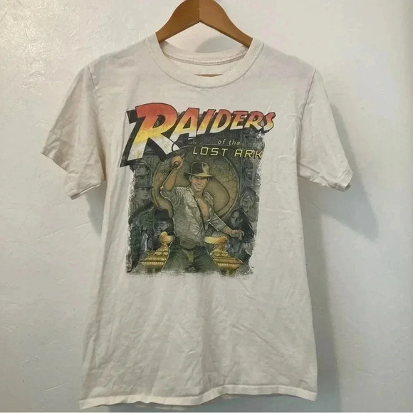 Vintage‎ Rare Indiana Jones x Hanes x Disneyland T Shirt Raiders Of The Lost Ark - Picture 1 of 9